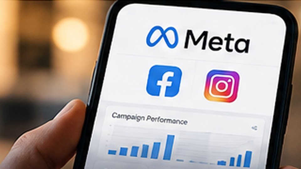 Paid social media performance marketing dashboard